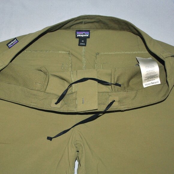 Patagonia Worn Wear Shorts Women's Size 12 Green - Picture 7 of 11